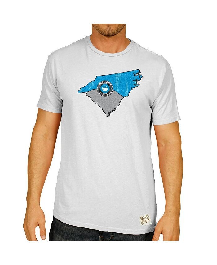 

Мужская белая футболка Charlotte FC Slub Original Retro Brand, белый