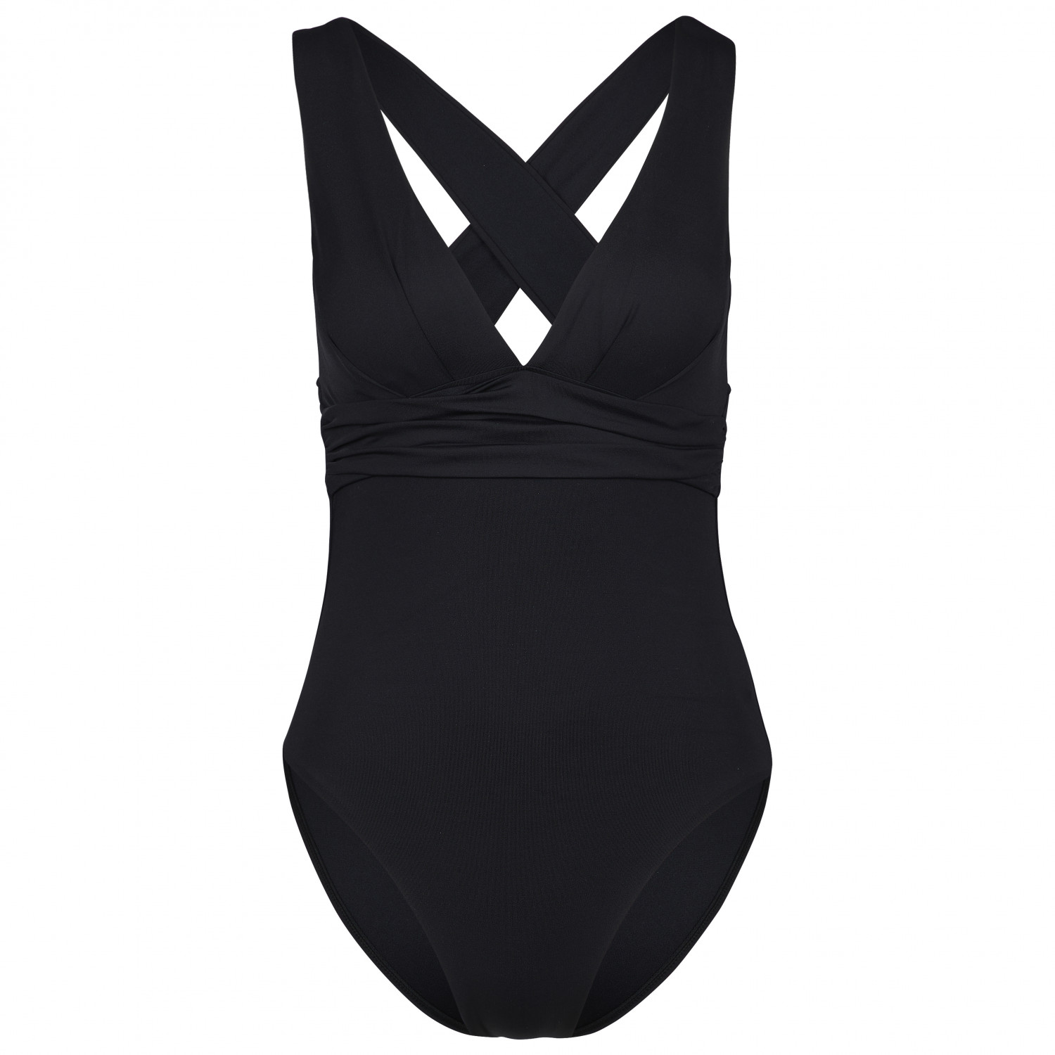 Купальник Seafolly Women's Collective Cross Back One Piece, черный cross back vest top women lingerie pad sleeveless straps knitted tube tank tops one piece female camisoles