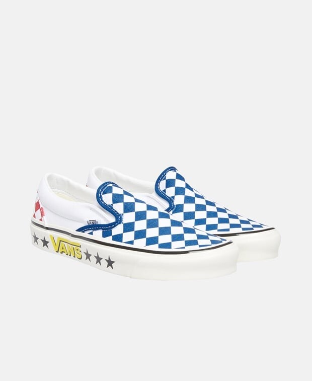 

Слипоны Vans, синий