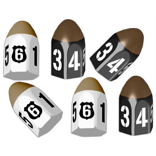 

Игровые кубики Tiny Epic Crimes 6 Pack Bullet Dice