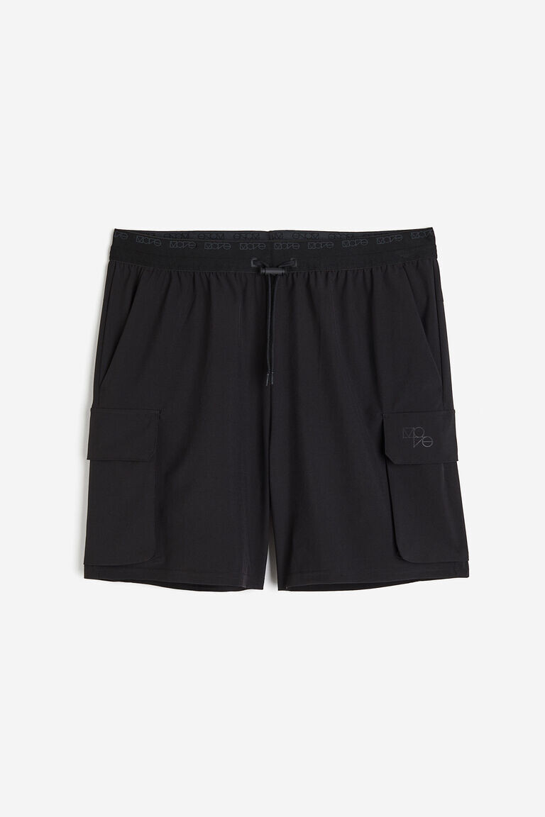 

Спортивные шорты drymove cargo H&M, черный
