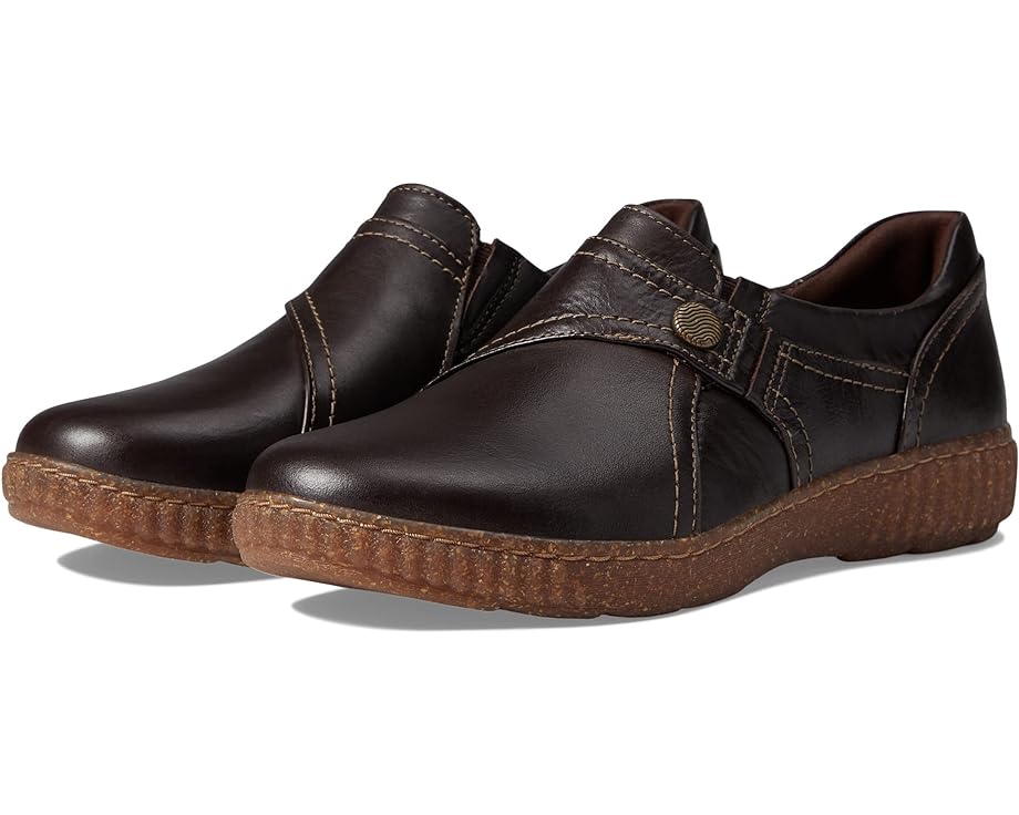 Лоферы Clarks Caroline Pearl, цвет Dark Brown Leather