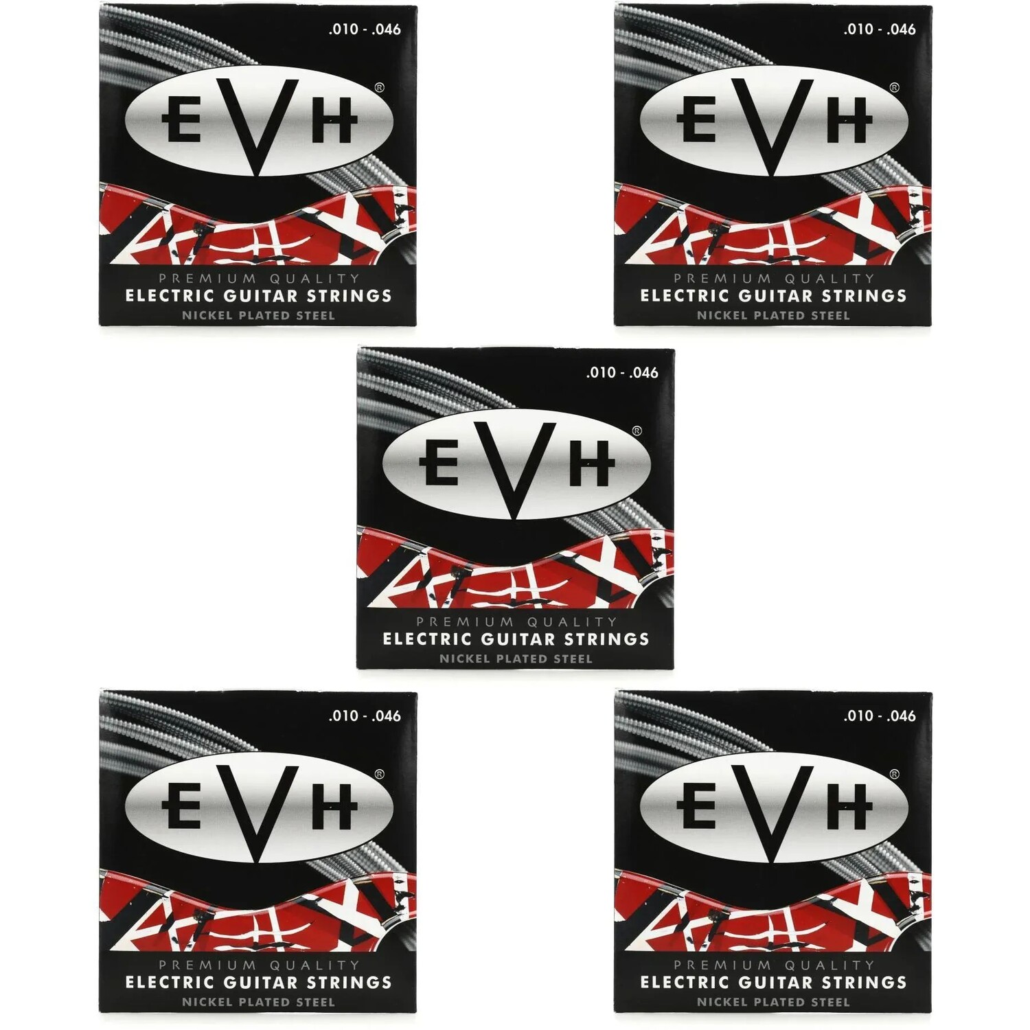 

Струны для электрогитары EVH Premium — .010-.046 (5 шт. в упаковке)