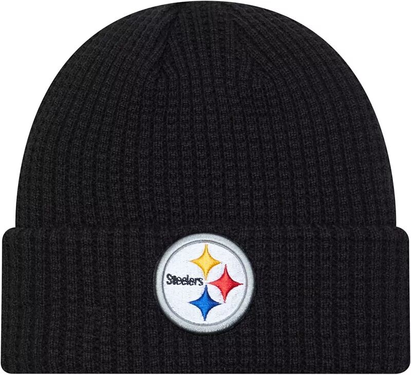 

Мужская цветная вязаная шапка-бини New Era Pittsburgh Steelers Prime Team