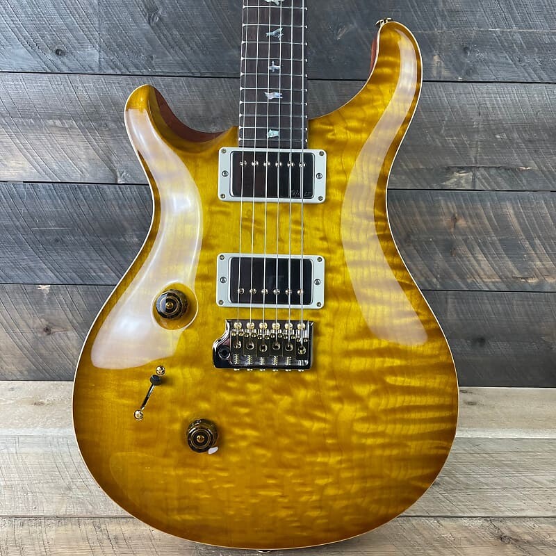 

Электрогитара PRS Custom 24 Lefty Wood Library Quilted Maple 10 Top Torrefied Maple Neck Brazilian FB - Faded McCarty Sunburst 359359