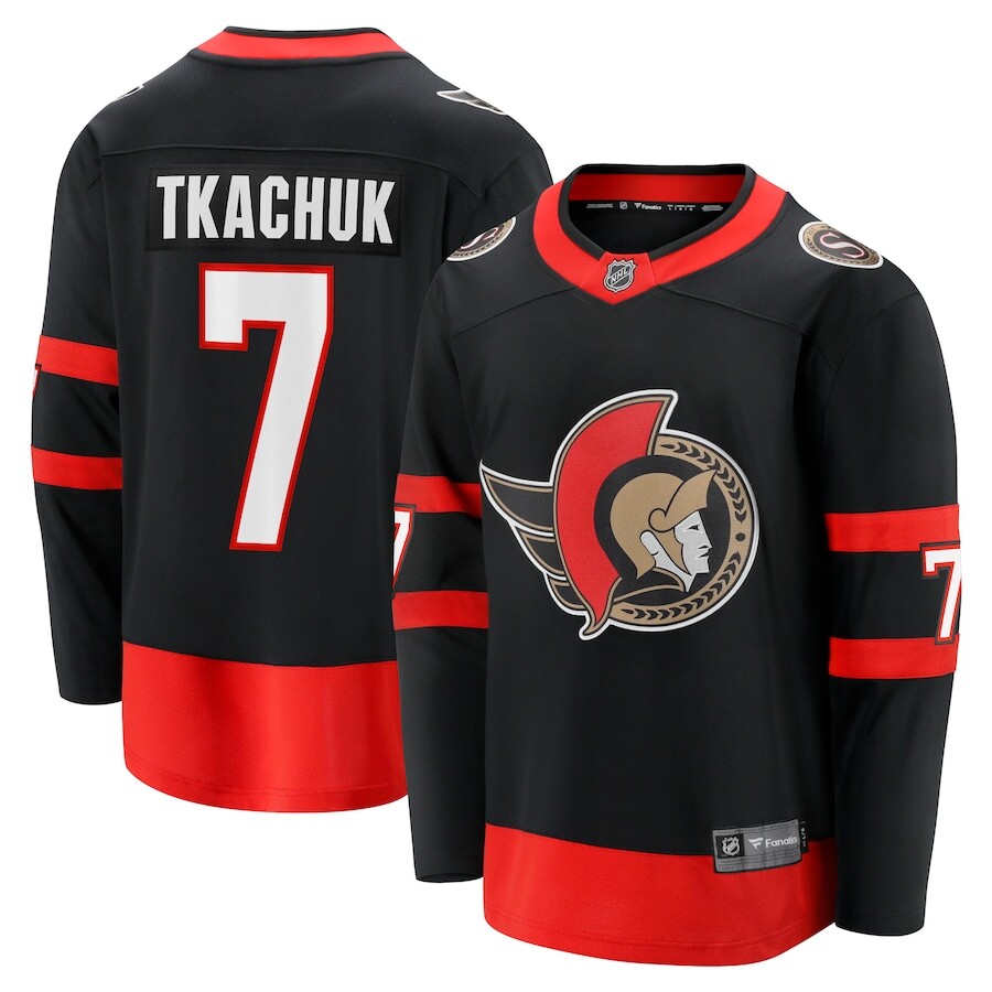

Джерси Fanatics Branded Ottawa Senators, черный