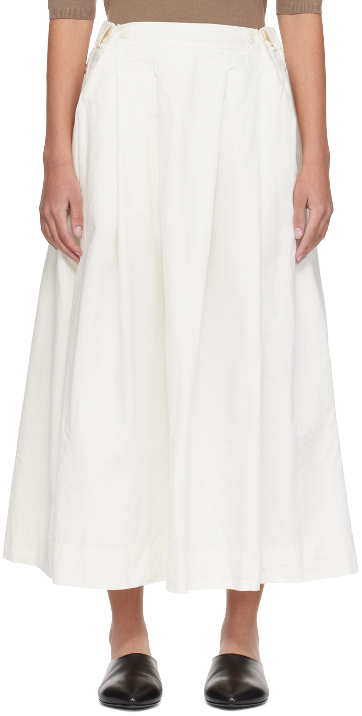 Белая юбка-миди-боулинг Casey Casey юбка красивая 44 размер