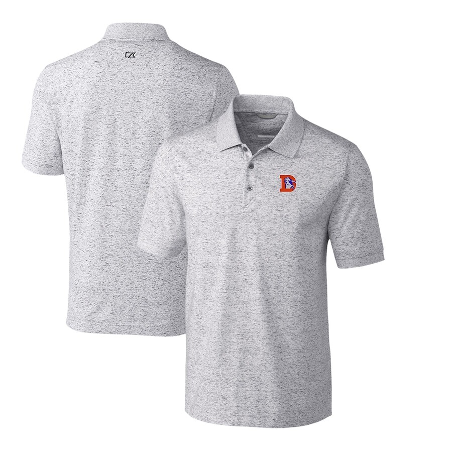

Поло с коротким рукавом Cutter & Buck Denver Broncos, стальной