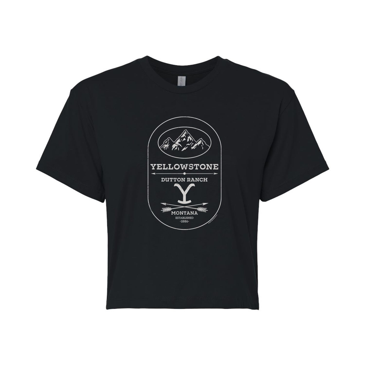 Укороченная футболка Yellowstone Stone для юниоров Licensed Character
