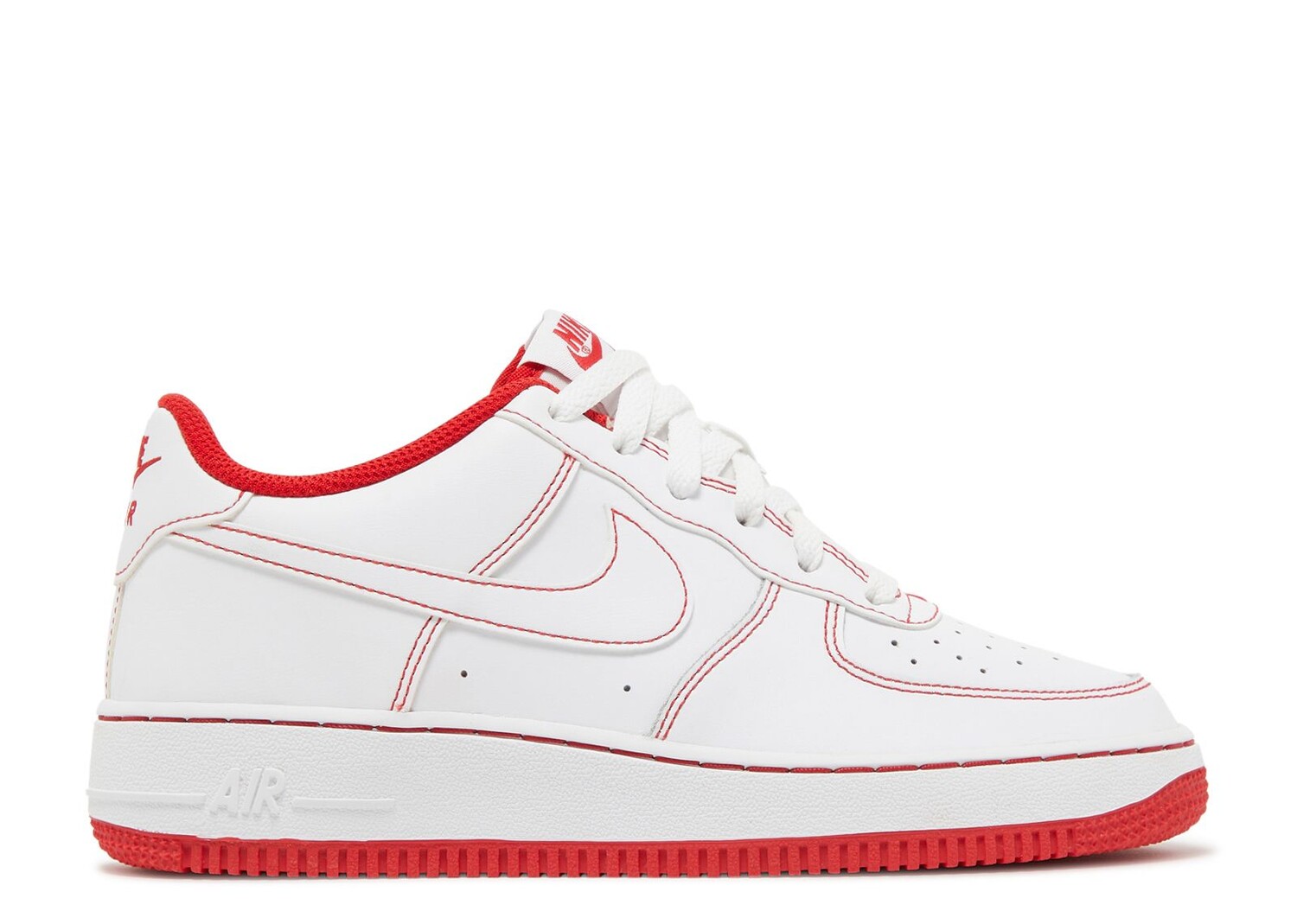

Кроссовки Nike Air Force 1 Gs 'University Red', белый