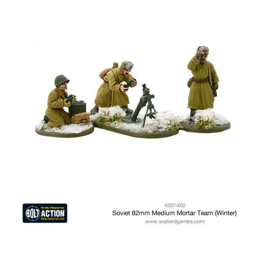 

82-мм миномет Советской Армии - Зима, Bolt Action - Soviet - Soviet Army (28mm)