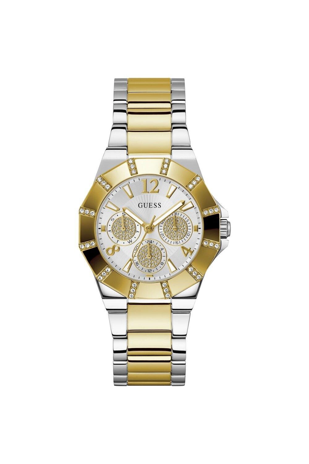 

Модные аналоговые кварцевые часы Sunray из нержавеющей стали - Gw0616L2 Guess, серебро