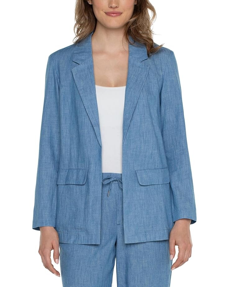 

Блейзер Liverpool Los Angeles Chambray Boyfriend, цвет Chambray