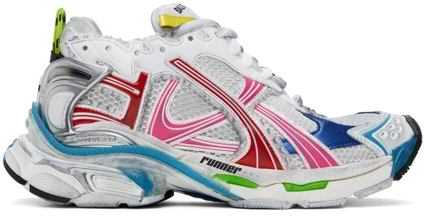 

Разноцветные кроссовки для бега Balenciaga, цвет Multicolor