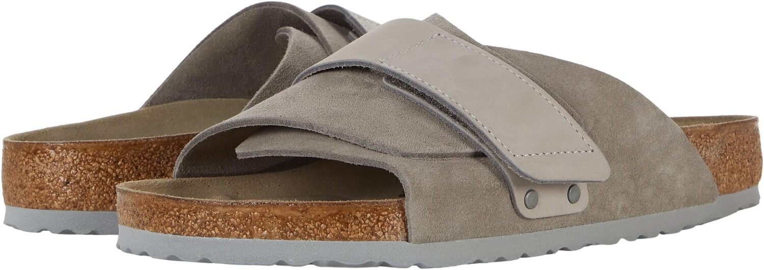 Сандалии на плоской подошве Kyoto - Suede Birkenstock, цвет Stone Coin Suede