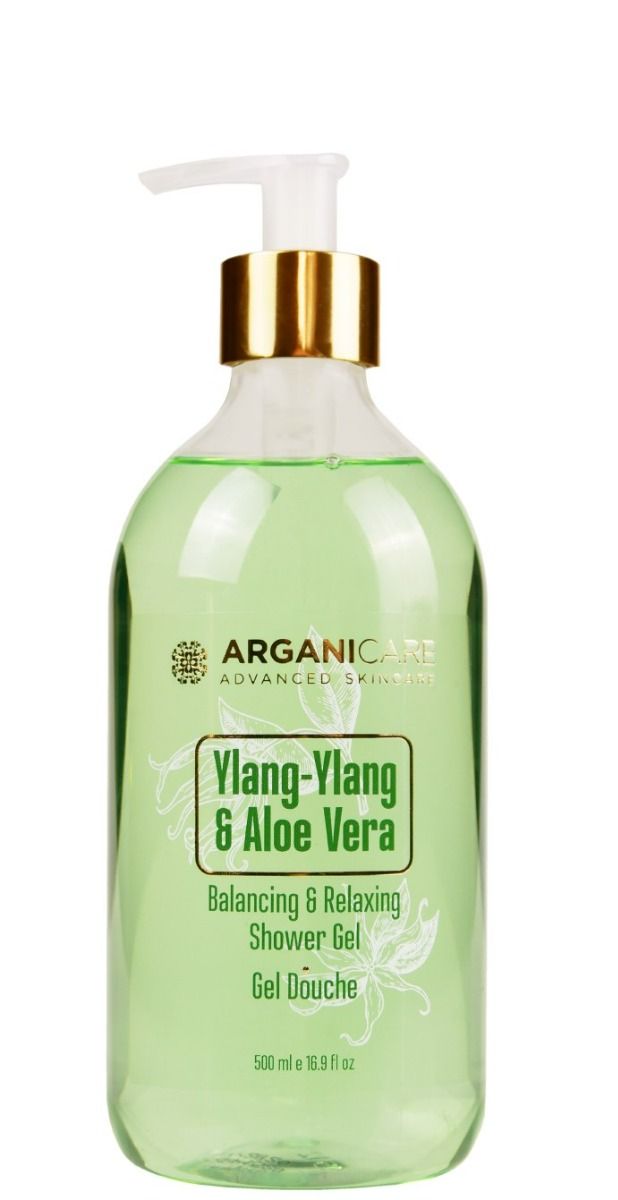 Arganicare Aloe Vera & Ylang Ylang гель для душа, 500 ml увлажняющий гель для душа dr sea ylang ylang