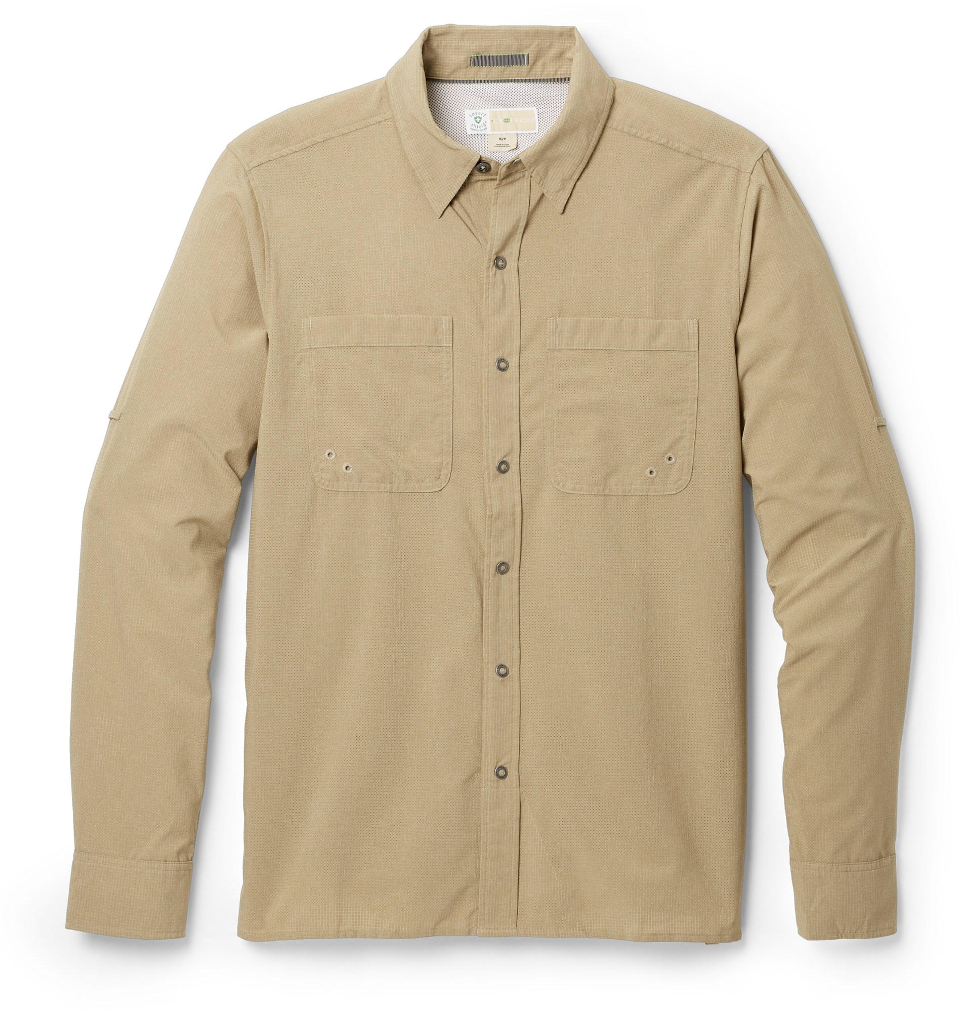 цена Рубашка BugsAway Tiburon — мужская ExOfficio, коричневый