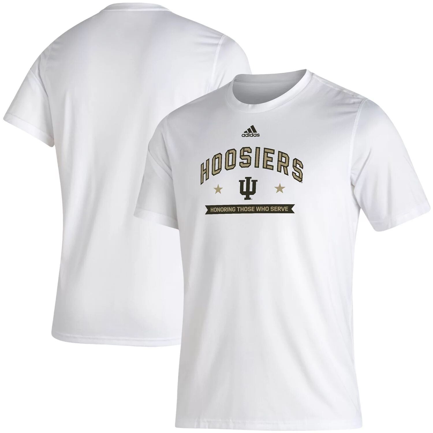 

Мужская футболка adidas White Indiana Hoosiers Military Appreciation Salute To Service Creator