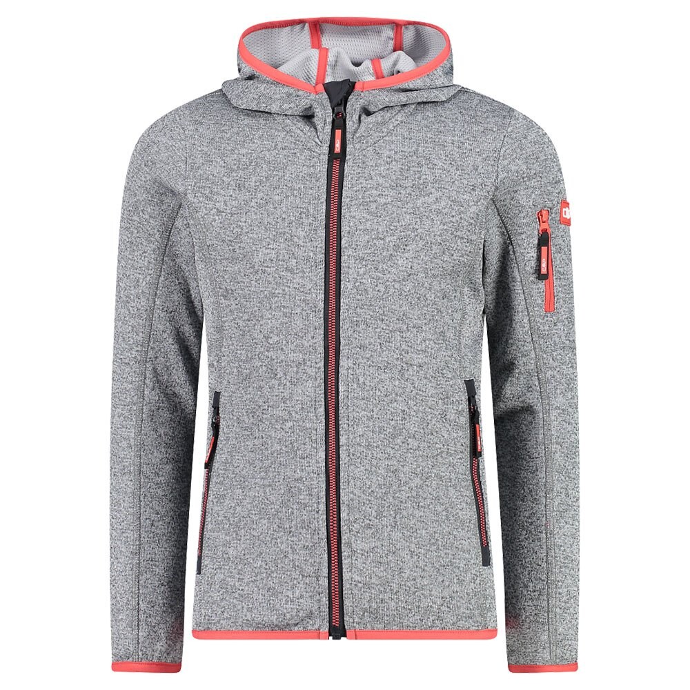 

Куртка CMP 30H5905 Hooded Fleece, серый