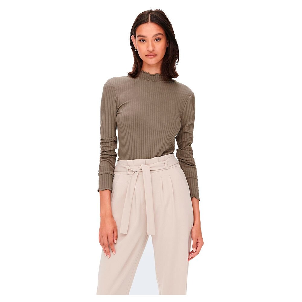 

Футболка Jdy Fransiska Long Sleeve Turtle Neck, зеленый