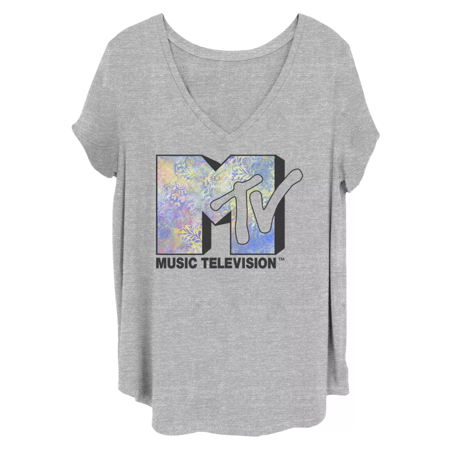Детская футболка больших размеров с логотипом MTV Licensed Character
