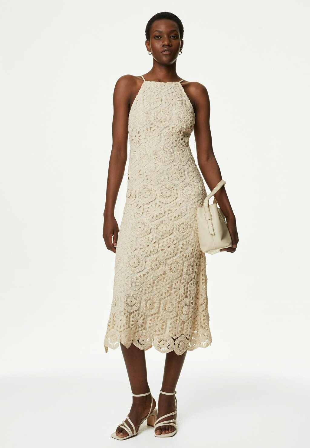 

Платье макси CROCHET SLIP Marks & Spencer, разноцветный