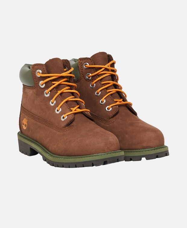 

Ботинки на шнуровке Timberland, темно коричневый
