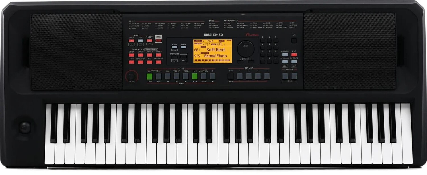 

Korg EK-50 L 61-клавишная клавиатура-аранжировщик