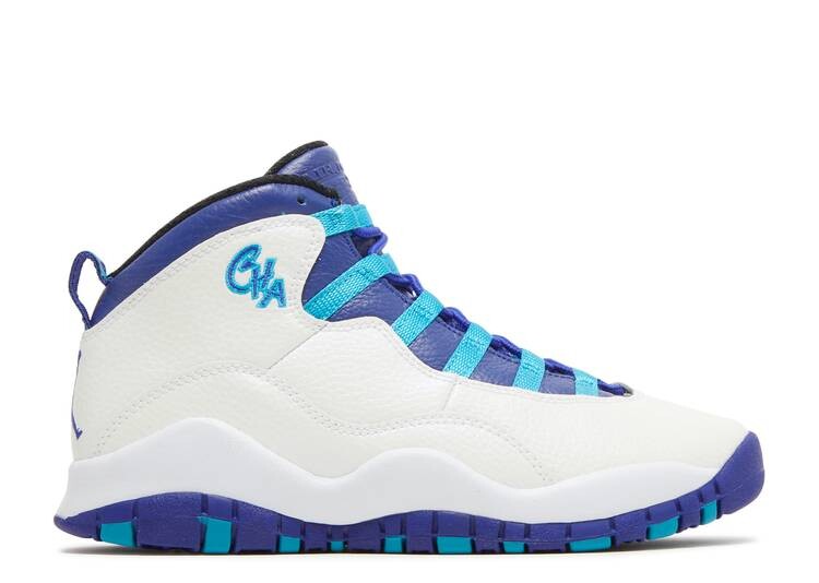 

Кроссовки AIR JORDAN 10 GS 'CHARLOTTE HORNETS', белый