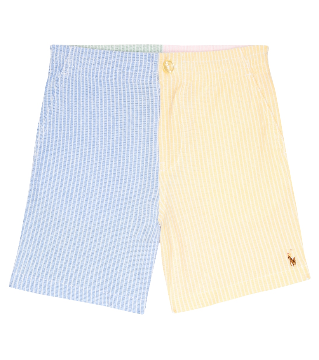 Хлопковые шорты в полоску Polo Ralph Lauren, разноцветный хлопковая футболка в полоску polo ralph lauren разноцветный