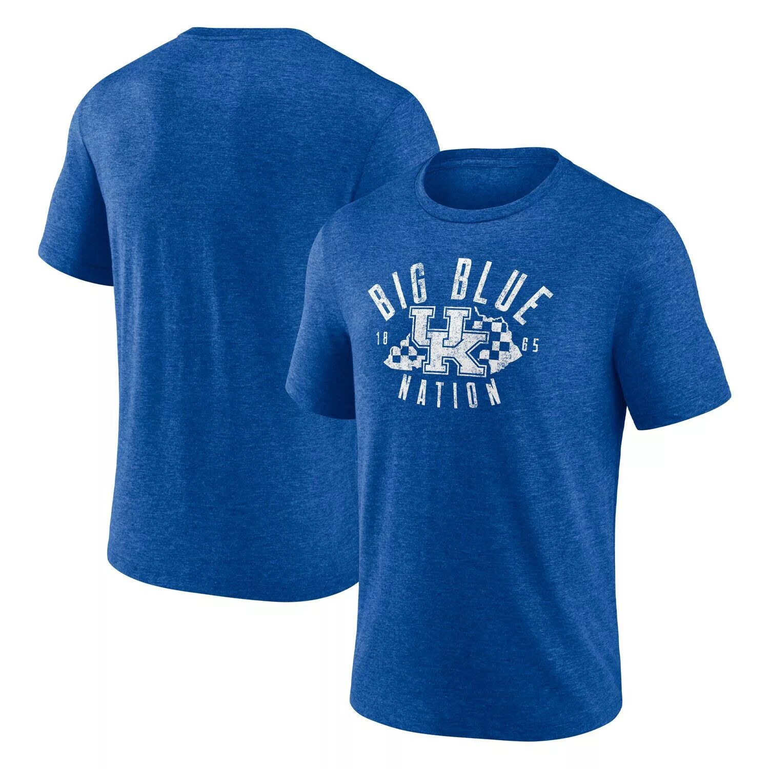 

Мужская футболка из трех смесей с логотипом Fanatics Royal Kentucky Wildcats Old School Hometown Collection