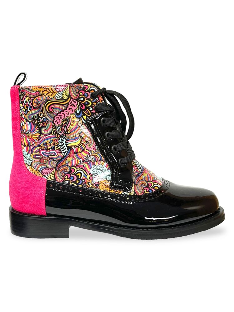 Оксфордские ботинки Chelsea с цветными блоками Lady Couture, цвет Black Multi