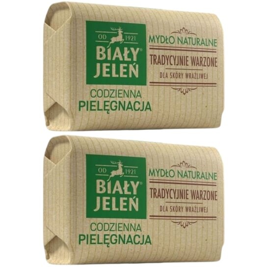 

Натуральное традиционное мыло, 2x100 г Biały Jeleń