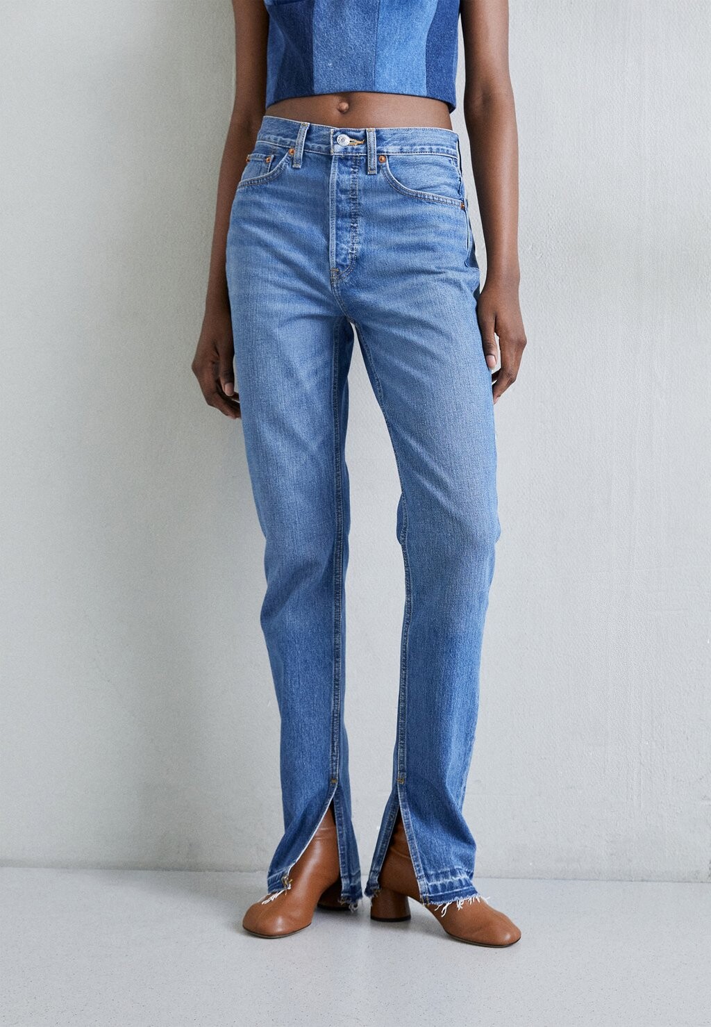

Джинсы Bootcut 70S High Rise RE/DONE, цвет atomic