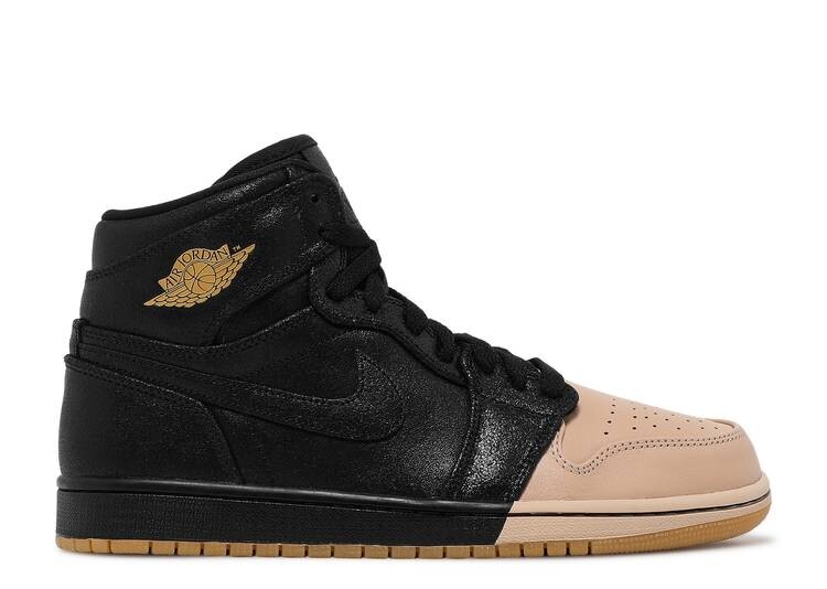 

Кроссовки WMNS AIR JORDAN 1 RETRO HIGH PREMIUM 'DIPPED TOE', черный