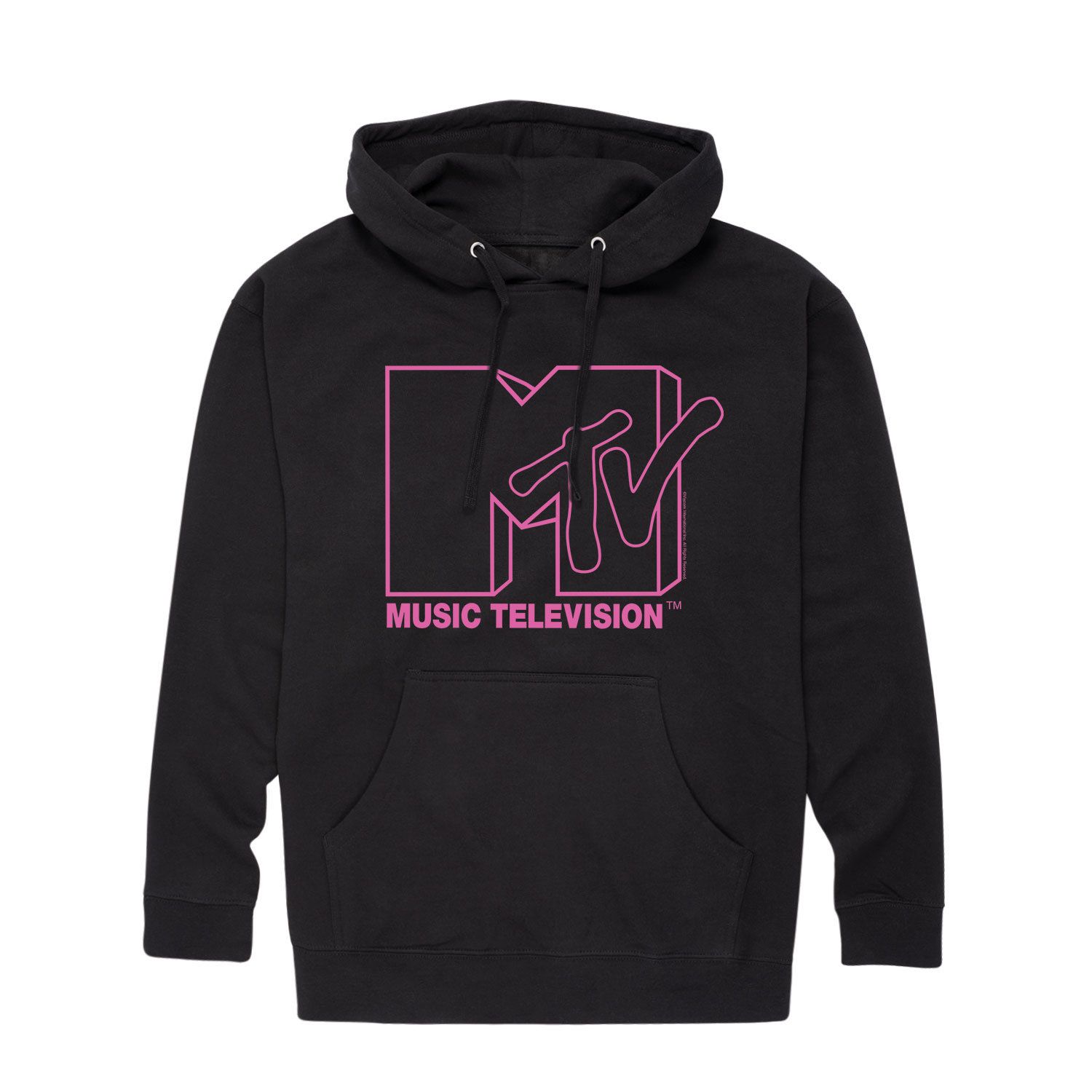 Мужская розовая толстовка с логотипом MTV Classic Licensed Character