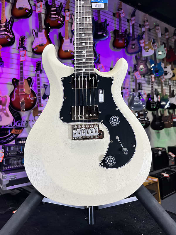 Электрогитара PRS S2 Standard 24 Electric Guitar - Satin Antique White Auth Deal Free Ship! 038 электрогитара evh wolfgang standard electric guitar battleship gray auth deal free ship 843