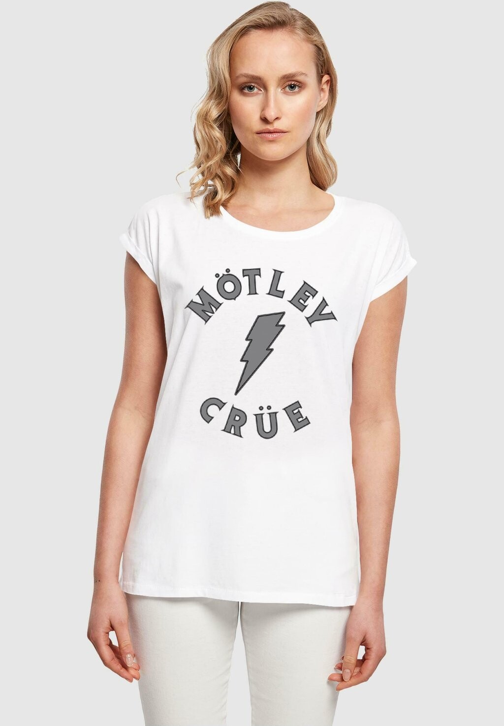 

Футболка с принтом MOTLEY CRUE BOLT WORLD TOUR Merchcode, белый