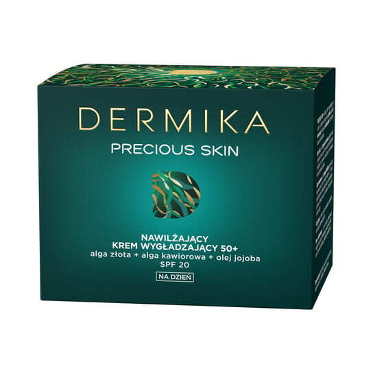 

Увлажняющий разглаживающий дневной крем spf20 5050мл Dermika Precious Skin 50+