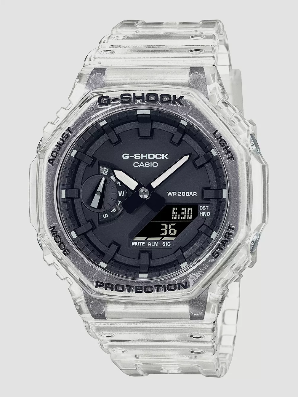 

Часы GA-2100SKE-7AER G-Shock, серебряный