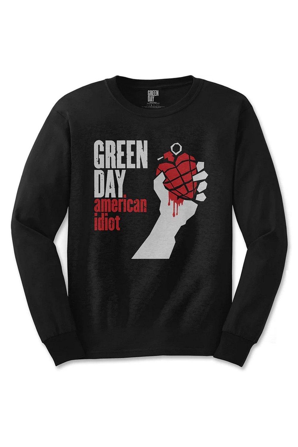 Толстовка «Американский идиот» Green Day, черный футболка американский идиот green day серый