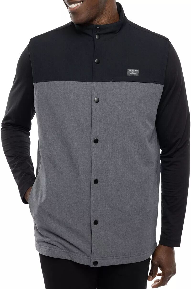 

Мужской навигационный жилет для гольфа TravisMathew, черный