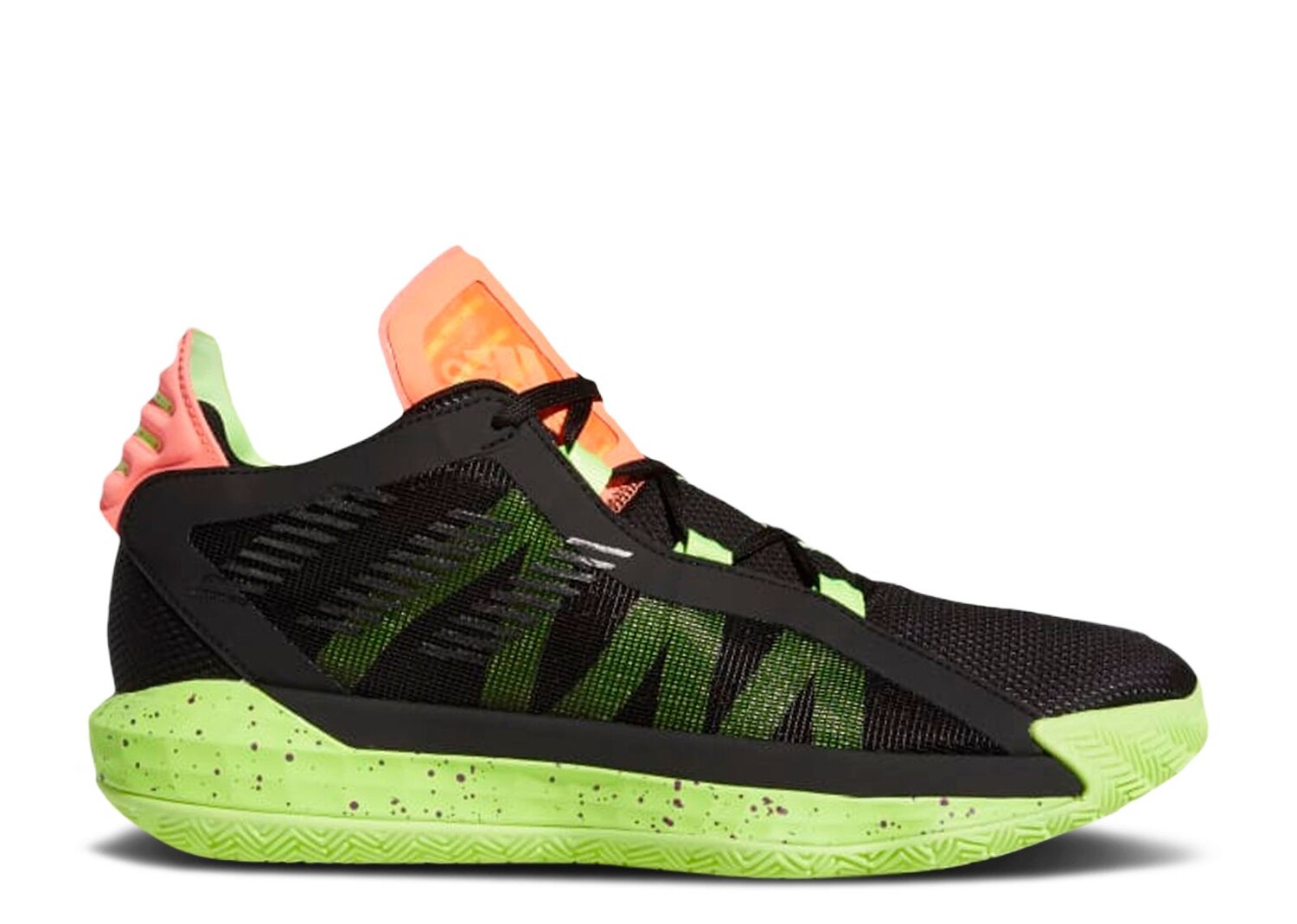 

Кроссовки adidas Dame 6 'Signal Green Coral', зеленый