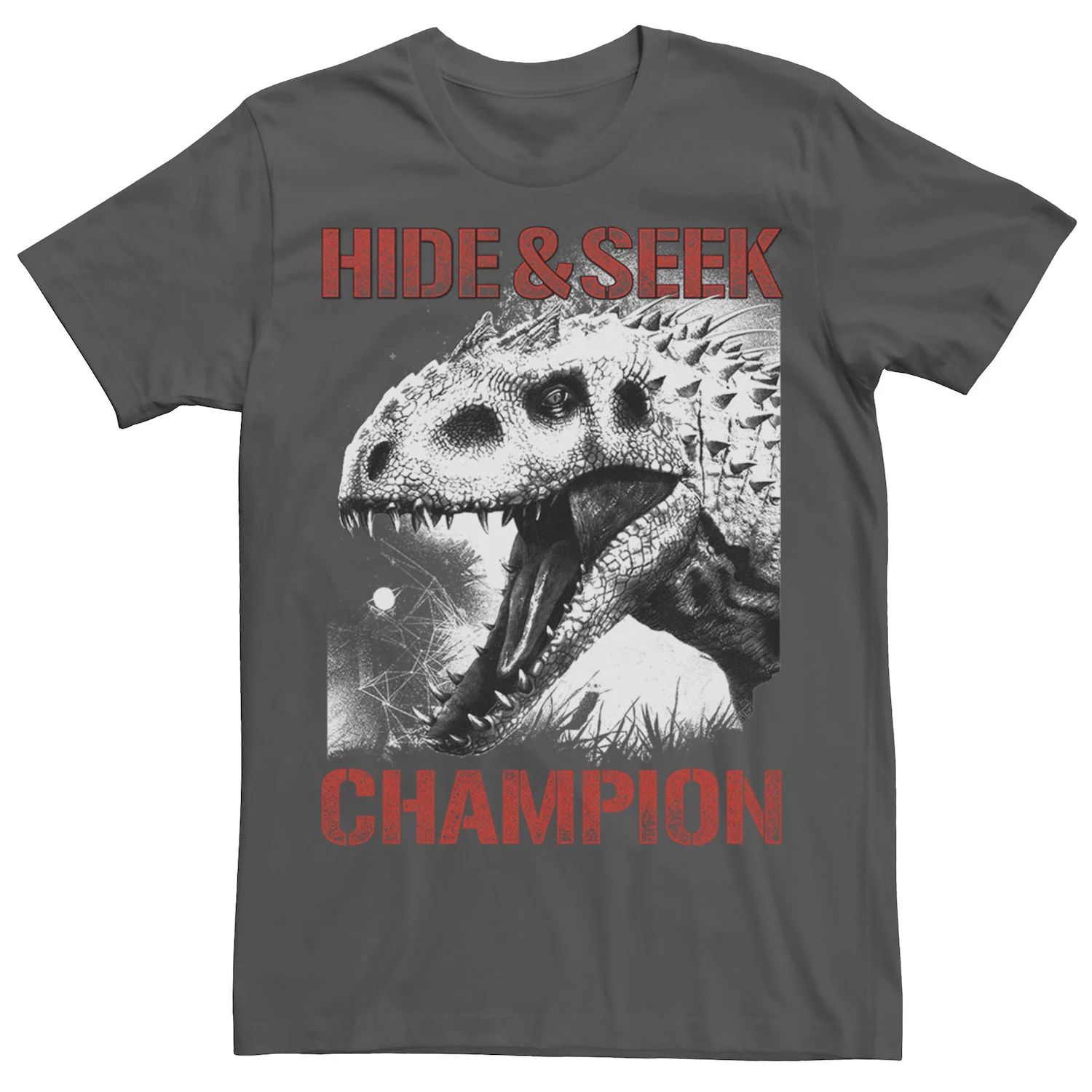Мужская футболка Jurassic World Indominus Hide & Seek Champ с рисунком Licensed Character
