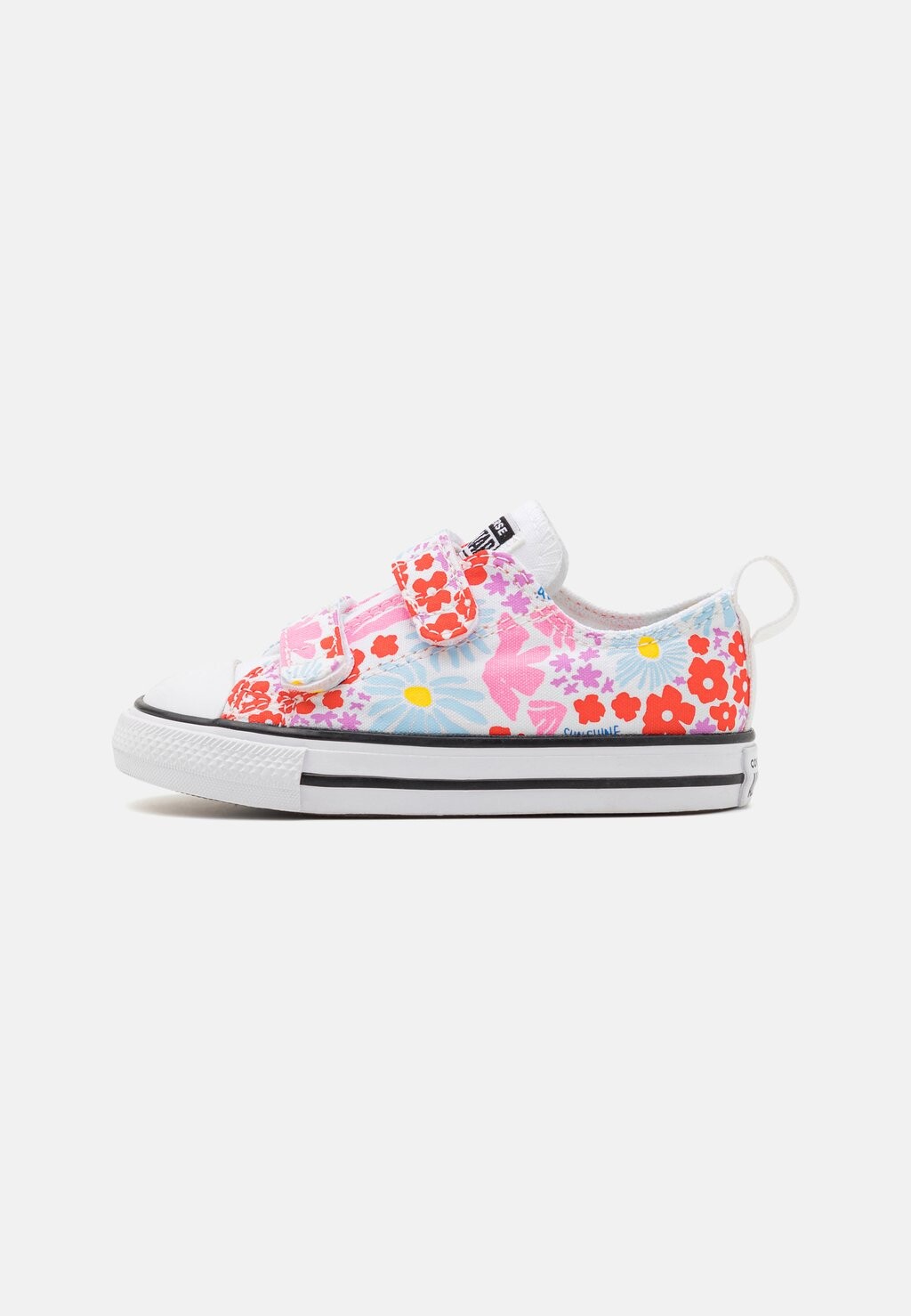 Низкие кроссовки Chuck Taylor All Star Converse, цвет white/true sky/oops pink