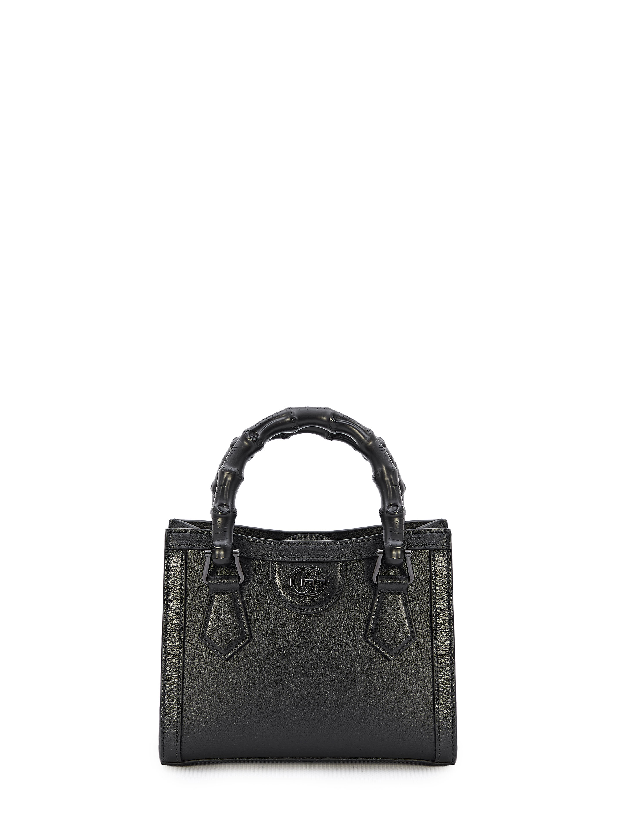 Мини сумка Gucci Diana, черный сумка папка с плечевым ремнем
