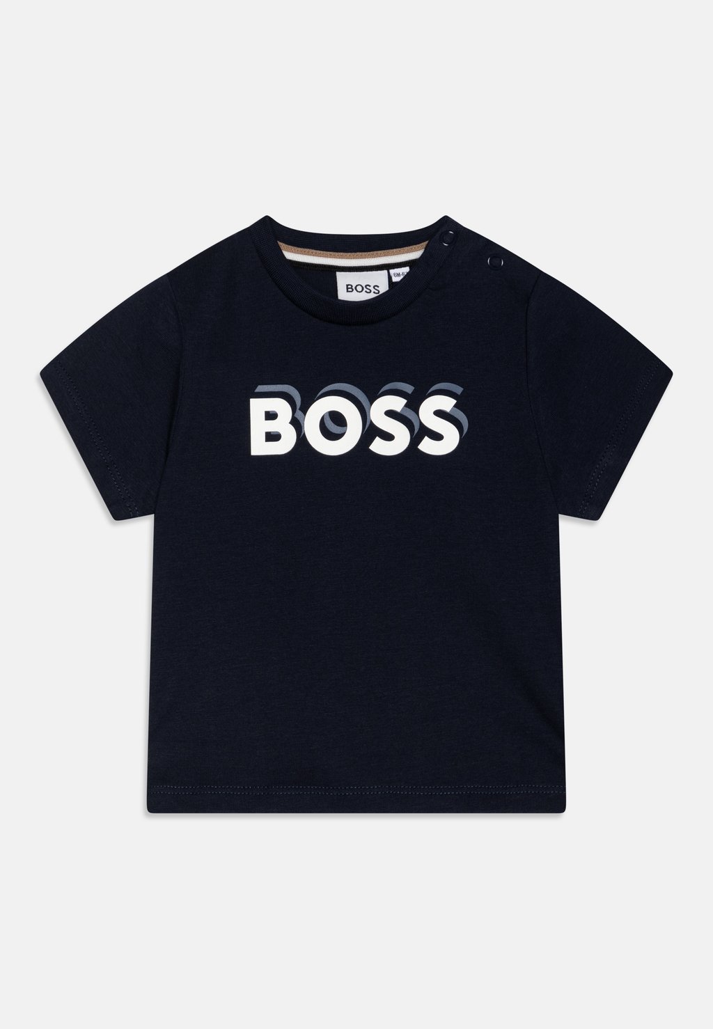 

Футболка с принтом BABY SHORT SLEEVES TEE BOSS Kidswear, цвет bleu cargo