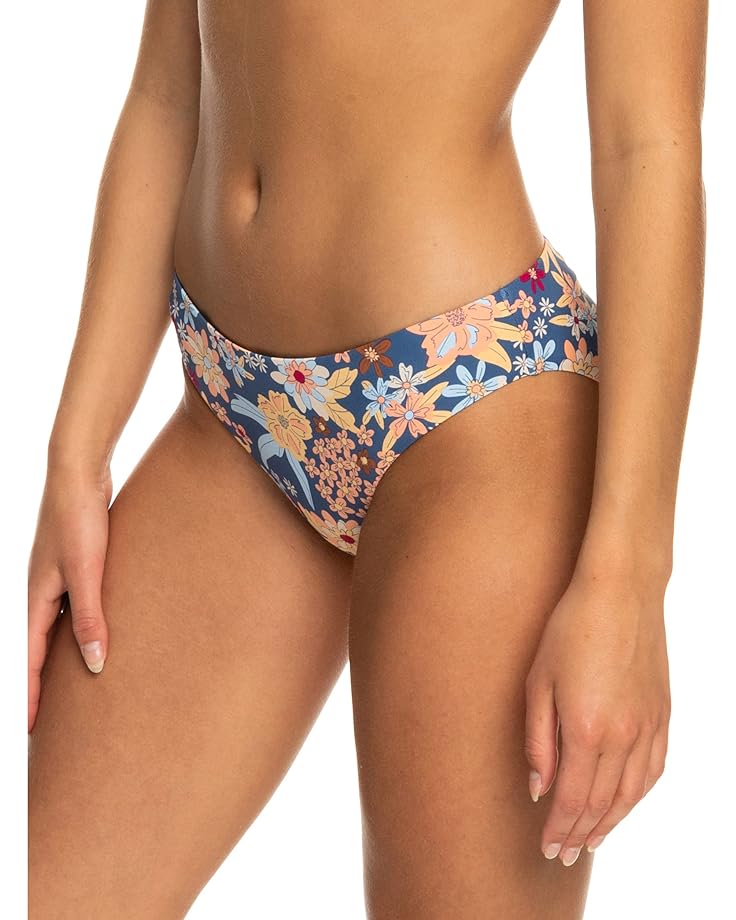Низ бикини Roxy Beach Classics Hipster Bikini Bottoms, цвет Bijou Blue New Tropic Flat цена и фото