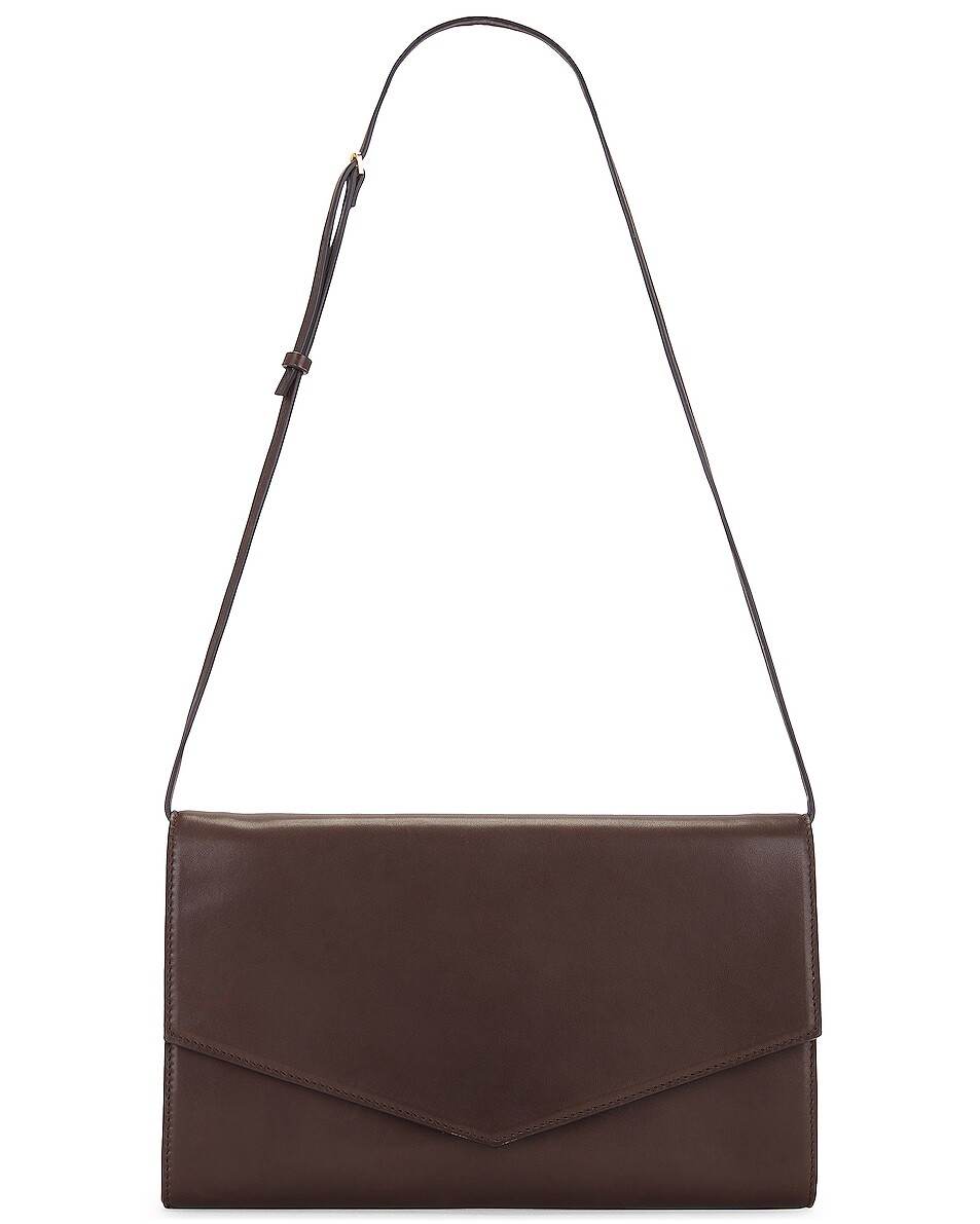 Сумка через плечо The Row Large Envelope, цвет Dark Khaki SHG