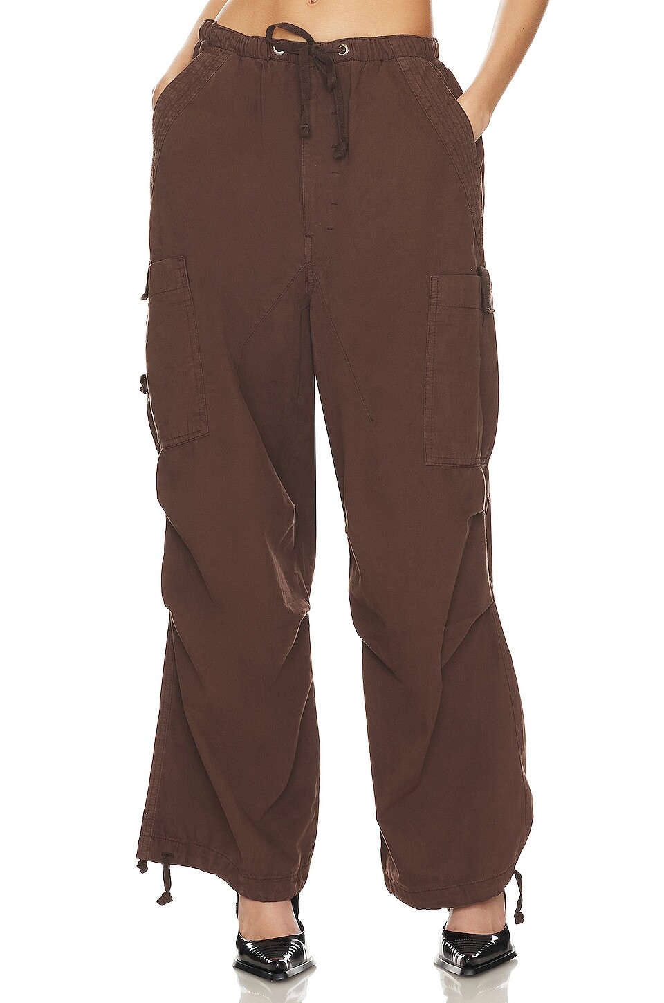 

Брюки Jaded London Parachute Cargo, коричневый